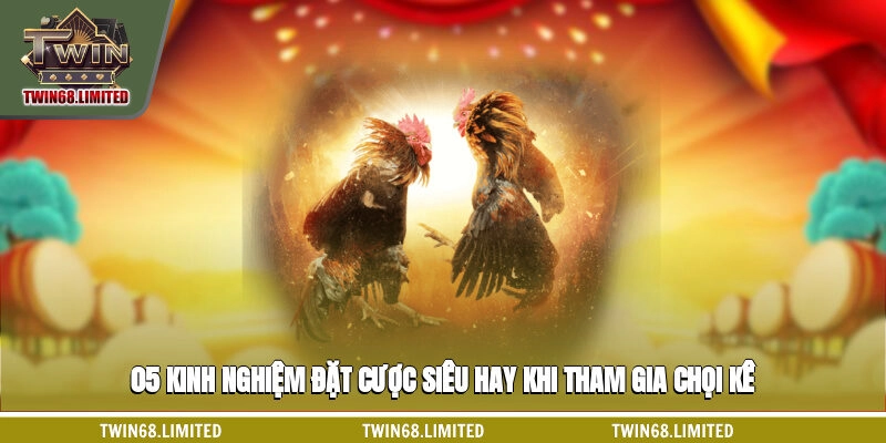 05 kinh nghiệm đặt cược siêu hay khi tham gia chọi kê