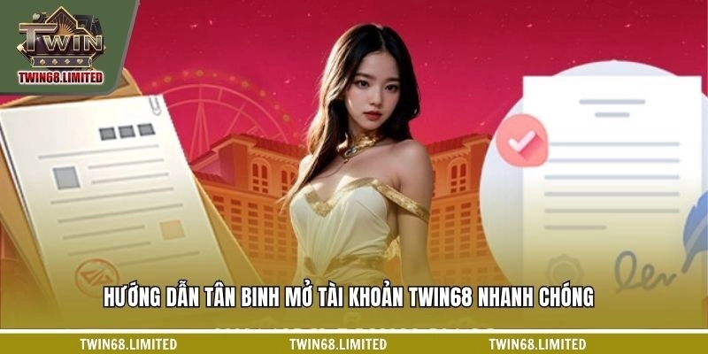 Hướng dẫn tân binh mở tài khoản TWIN68 nhanh chóng