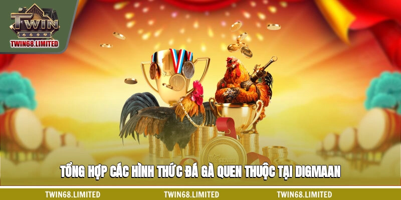 Tổng hợp các hình thức đá gà quen thuộc tại Digmaan